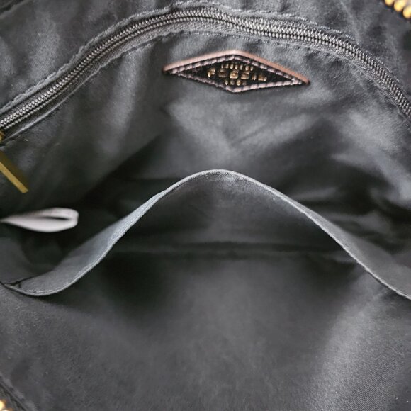 Fossil Emma Pebble Leather Slim Black Shoulder Crossbody Bag - Picture 4 of 16